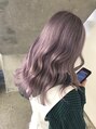 アグ ヘアー ギフト 広瀬通店(Agu hair gift) ブリーチ2ピンクラベンダー色落ちも可愛い大人気カラーです。