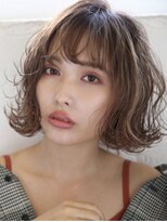 アース 四日市店(HAIR&MAKE EARTH)&nbsp;全方位かわいい｜柔らか質感のニュアンスボブ