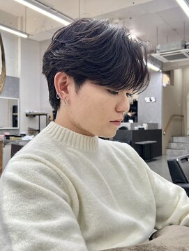グロップ 町田(GLOP) 簡単に出来る毛流れニュアンスパーマ/メンズパーマ