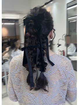 ユニークノベル 中央林間(unique novel) 編みおろしヘア