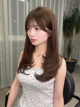 ボタン シブヤ(VOTAN SHIBUYA) 【MISAKI】レイヤーカット/顔まわりカット/ブラウン