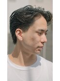 ニュアンスパーママレットテーパーフェードフェザーショート
