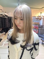 アクト 原宿(ACT) ホワイトベージュ/エンドカラー/デザインカラー/ケアブリーチ