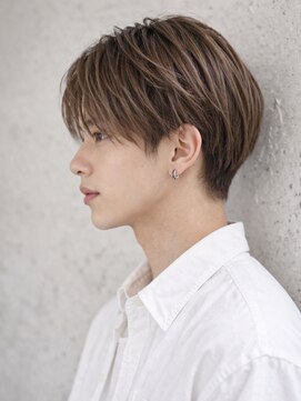 メイキー メンズ 本厚木(MA-IKI) 韓国メンズショートアッシュシースルーマッシュ/メイキー本厚木
