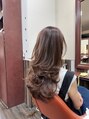 オークヘア 福間店(OAK hair calme) イノアカラー、白髪ぼかし、レイヤースタイル