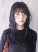 【macana指名】レイヤーカットハッシュカットロングウルフ登戸