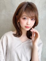 エイミーバイアフロートザガーデン 浦和店(amie by afloat the garden) 大人可愛いミディアムレイヤー/フレンチバング【浦和】