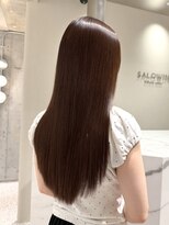 キュア 池袋(CURE)&nbsp;8トーン透明感マロンブラウン×髪質改善ストレート #125