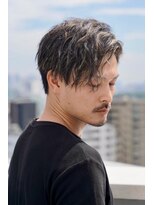 トラスト ザ バーバー 東京駅日本橋店(TRUST the Barber) ツイストスパイラルパーマ/ブリーチメッシュ/かきあげヘア