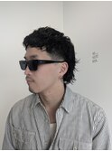 メンズマレットヘア