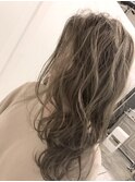 Eliss Umeda カーキー グレージュ×ハイライト