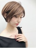 モテモテ前下がりショート