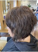 前下がりのショートグラデーション　宇都宮　＃髪質改善