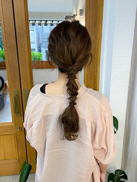 コミレ(COMILE) 編みおろしアレンジ