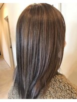 ウーヴリール 総社店(ouvrir)&nbsp;ナチュラルストレート×マットブラウン