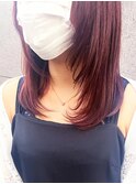20代30代大人かわいいショコラブラウンナチュラルロブヘアー艶感