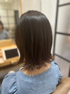 ノンダメージサロン 熊本上通り店 [絹髪]超高濃度水素ケアストレ-ト+メンテＣ+シルクTr