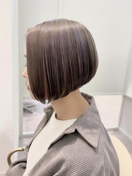 エレノア 仙台(Eleanor) 前下がりボブ×ポイントカラー【高橋圭】