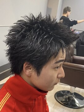 アビールブレ 新潟万代(ABEY LEVRAI) 新潟スパイキーショート　新潟メンズパーマ