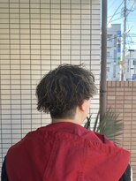 スウェル 船橋店(Swell)&nbsp;ダークアッシュ/アッシュブラック/カルマパーマ/ベリーショート3