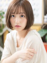 カバーヘア イヴ 戸頭店(COVER HAIR EVE)&nbsp;★シースルーバングシアカラー前下がり大人ボブ20代30代40代★10