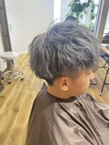 アフィネ ヘアライフデザイン(Affiner HAIR LIFE DESIGN)&nbsp;波巻きツイスパ～シルバーアッシュ～