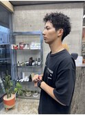 スパイキーショート、パーマスタイル