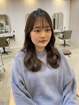 シェル 津山の手店(shel) 韓国風くびれヘア20代30代40代大人可愛い似合わせカット