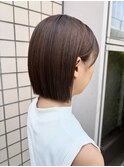 ぱつっとボブ