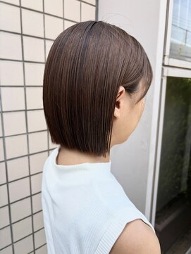 ミニョンエス 阪神西宮店(Mignon S) ぱつっとボブ