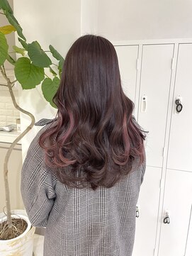 アモレット 天文館店(amoretto) ピンクインナーカラー