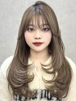 ロンド マーレ 天神大名店(Lond mare)&nbsp;大人可愛いブリーチなしダブルカラー /韓国風レイヤーカット