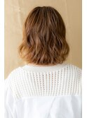 フレンチガーリーハイトーンカラーゆるふわボブ314X川口20代!