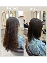 アリアバイエクラート 新宿南口店(ARiA by ECLART)&nbsp;レイヤーカット[髪質改善][縮毛矯正]