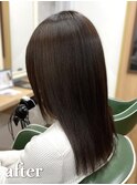 高濃度水素ケアカラー+オーダーメイド髪質改善トリートメント