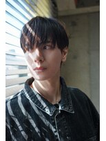 ナチュラルショート×ダウンパーマ/men's