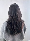 ロング顔周りレイヤー美髪おくれ毛_ba540091