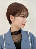 シースルーマッシュ/マッシュショート/ハンサムショート
