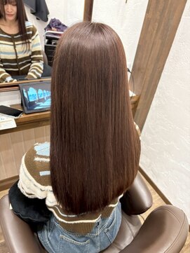 アミリー ひたち野うしく店(Amily) ハイライトバレイヤージュダブルカラーケアブリーチ30代40代