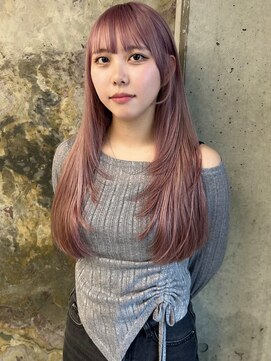 ソル ジングウマエ(SOL JINGUMAE) mayu//ペールピンクラベンダーカラーアッシュピンクベージュ