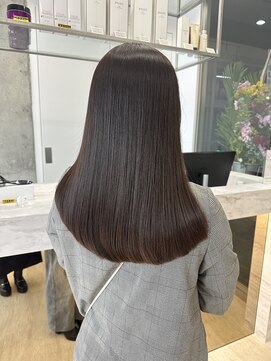 ロンドルピナス 小倉(Lond Lupinus) 顔型別ヘアスタイル特集 /チェリーブラウン /ミニウルフ