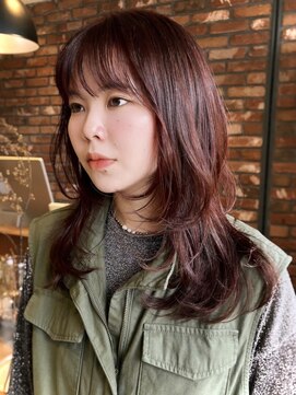 ボコカ(bococa) 【macana指名】レイヤーカット暖色レッドオレンジブラウン