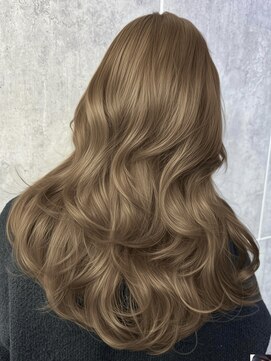 アマトウキョウスマートサロン(AMA TOKYO×Smart Salon) ヘーゼルベージュ　ブリーチなし　レイヤーカット　海外風