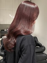 ソル 栄矢場町(SOL) バーガンディ/ワインレッド/ボルドー/レイヤーカット