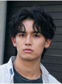 銀座メンズマッシュシャドウパーマツイスパメンズパーマウルフ