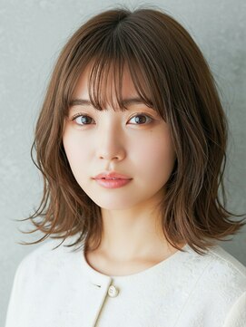 コトナ 越谷店 ミディアムヘアー/ココアブラウン/20代30代40代/髪質改善/越谷