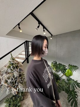 【栗本浩司】外ハネ×顔周りレイヤー