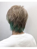 TELA HAIR 石岡店【テーラヘアー】【4月15日NEW OPEN（予定）】 &nbsp;ミルクティー×エメラルドグリーン【TELA HAIR 石岡】