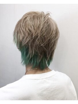 TELA HAIR 石岡店【テーラヘアー】【4月15日NEW OPEN(予定)】 ミルクティー×エメラルドグリーン【TELA HAIR 石岡】