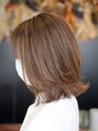 シロ(SHILO) ハイライトでオシャレに白髪をいかせます◎/諏訪/美容院